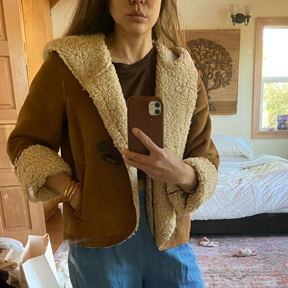 70's Inspired Sherpa Jacket